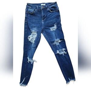 Blue Savvy Juniors Skinny Jeans - Size 3 / 26